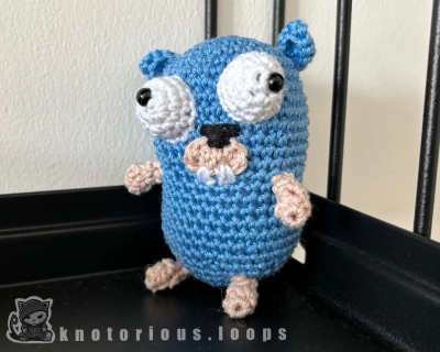 Not so small Gopher Amigurumi ‘Biggie Goph’ designed by knotorious.loops Not so small Gopher Amigurumi ‘Biggie Goph’ designed by knotorious.loops
